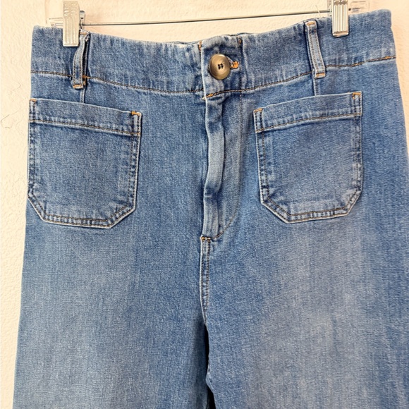 Anthropologie Pilcro The Skipper High-Rise Wide-Leg Jeans - Picture 3 of 13